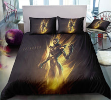 Load image into Gallery viewer, 3D Cartoon Bedding Suit Fortnites Quilt Cover Fortress Night Printed