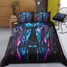 Load image into Gallery viewer, 3D Cartoon Bedding Suit Fortnites Quilt Cover Fortress Night Printed