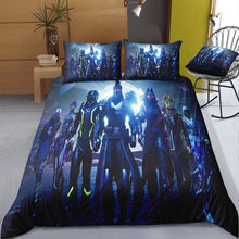 Load image into Gallery viewer, 3D Cartoon Bedding Suit Fortnites Quilt Cover Fortress Night Printed