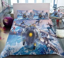Load image into Gallery viewer, 3D Cartoon Bedding Suit Fortnites Quilt Cover Fortress Night Printed