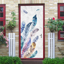 Load image into Gallery viewer, Creative 3D Door Sticker 95x215cm/Custom Size Self Adhesive Wallpaper
