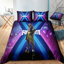 Load image into Gallery viewer, 3D Cartoon Bedding Suit Fortnites Quilt Cover Fortress Night Printed
